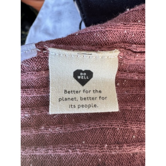 Madewell Women's‎ Deep Salmon Color Long Sleeve Light Sweater Size Small! - Picture 5 of 6